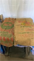 Vintage Burlap Feed Bags