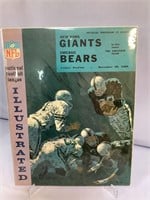 Giants vs Bears Nov 28 1965 program
