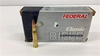 18 rounds of Federal 7mm Mauser soft point