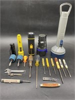 Flashlights, Screwdrivers, and Smaller Tools