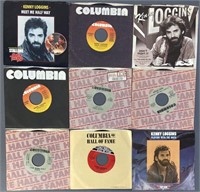 Kenny Loggins Vinyl 45 Singles Set of Nine