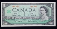 1967 Canada $1 Centennial Note Crisp UNC