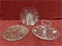 3 Crystal and Glass Servers: one Crystal handled