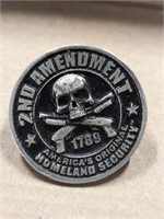 2nd amendment pin lapel