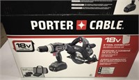 Porter cable 18V 2 tool combo kit