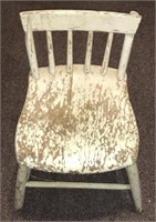 Primitive Childs wooden chair