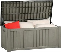 YITAHOME 120 Gallon Outdoor Storage Deck Box Grey