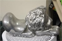 Signed David Parkin Aluminum Lion