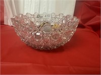 7.5 inch heavy cut crystal bowl