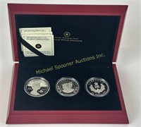 2012 DIAMOND JUBILEE $20 .9999 SILVER 3 COIN SET