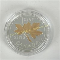 RCM 2012 .9999 SILVER 1/2 OZ ONE CENT COIN