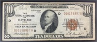 1929 US $10 National Currency Brown Note