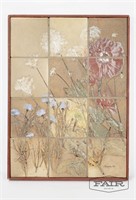 Tile Flower Wall Piece