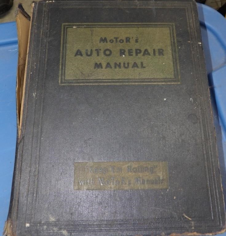 Vintage Auto Repair Manual