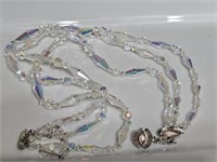 Unauthenticated crystal vintage necklace