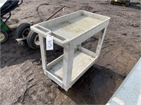 plastic cart on roller