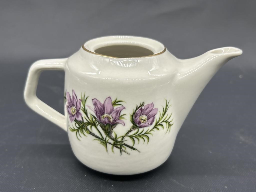 Vintage Shenango China w/ Purple Flower Teapot