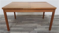 Mid century modern Danish draw leaf dining table