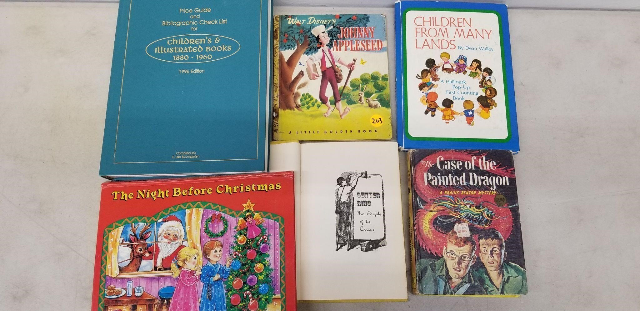 6PC VINTAGE BOOKS: CHILDRENS,CHAPTER,&PRICE-GUIDE