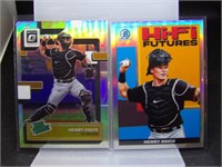 Henry Davis Rookie Card Lot - Optic Bowman Chrome