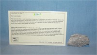 Antique mineral speciman with certificate
