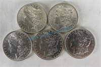 Ultra high grade Morgan silver dollars