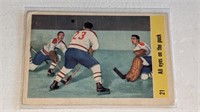 1958 59 Parkhurst Hockey #21 Jacque Plante