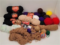 (~25) Skeins & Rolls of Yarn