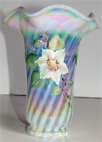 LYNN FENTON FRENCH OPAL VASE, BOX, PAPER WORK