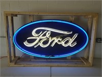 New Ford Oval Neon Sign 5' x 32"