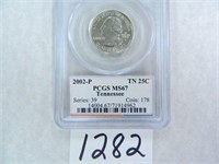 2002-P Tennessee Quarter PCGS Graded MS67