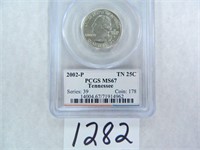 (2) 2002-P Tennessee Quarter PCGS Graded MS67
