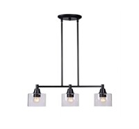 Hampton Bay Oron 3-light island light fixture