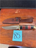 Chipaway Cutlery hunting knife with sheath