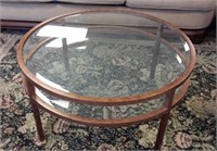 Metal and Glass Coffee Table