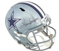 Cowboys Tony Dorsett Signed Full Size Helmet BAS