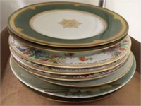 ASSSORTED PLATES, SOME LIMOGES
