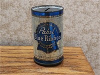 VINTAGE PABST BLUE RIBBON CAN COIN BANK