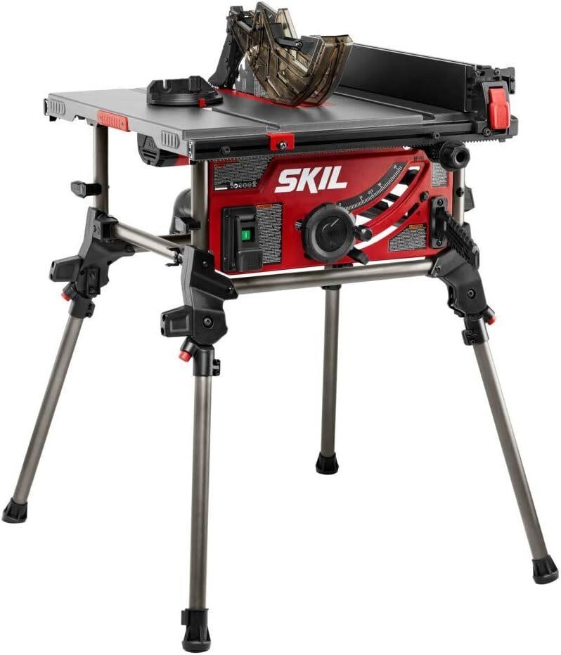 SKIL 15 Amp 10 Inch Jobsite Table Saw with Stand