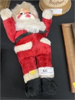 Vintage Celluloid and Plush Body Santa