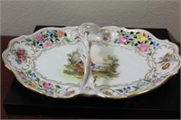 A Vintage Porcelain Basket