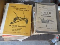 Large Collection of Antique Equipment Manuals