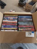 Lot of assorted DVD and VHS movies and shows