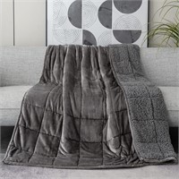Kaisa Weighted Blanket  15lbs Queen  Gray