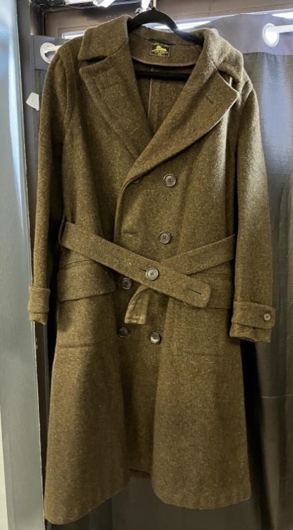 Vintage Martin Brothers Military Pea Coat