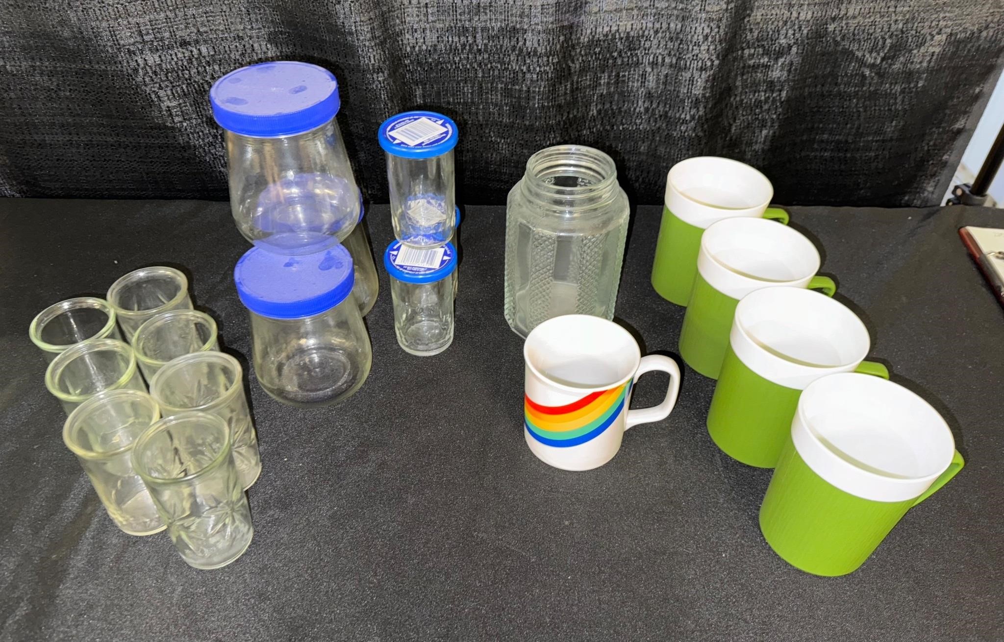 Misc. Glass Jars & Mugs