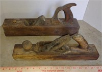 2 Antique Woodworking Hand Planes