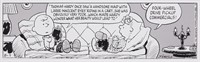 Peanuts Comic Strip Lithograph August 9, 1988