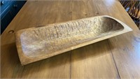Handcrafted Wooden Dough Tray Trug