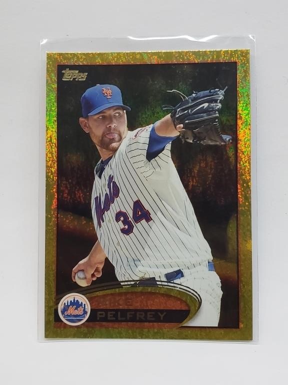 2012 Topps Gold Sparkle Mike Pelfrey